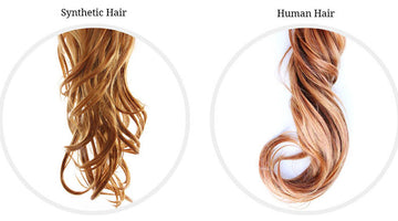 How do I distinguish real human hair wigs from synthetic ones?