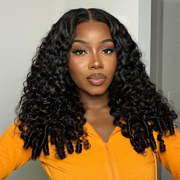 Burmese Curly Wig 350% Density 13x4 Lace Wig [MLD203]