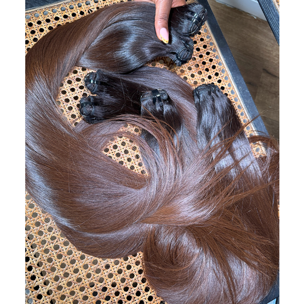 Ombre 1B4 Straight Hair Extensions [MLDB202]