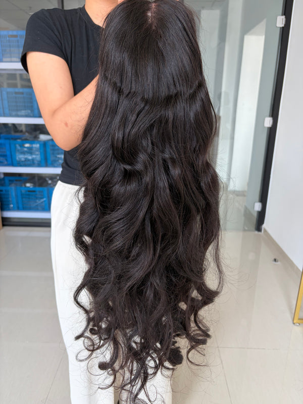 13x6 Transparent Lace Loose Deep Wave Wig 30 inch 350% Density