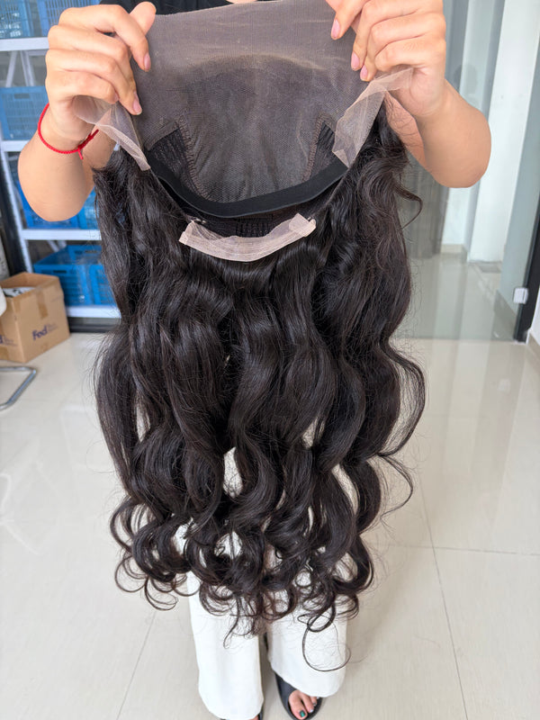 13x6 Transparent Lace Loose Deep Wave Wig 30 inch 350% Density