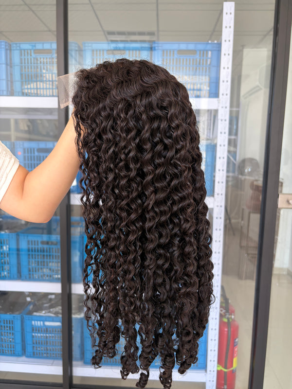 5x5 Invisible HD Lace 22 inches 250% Density Burmese Curly Wig