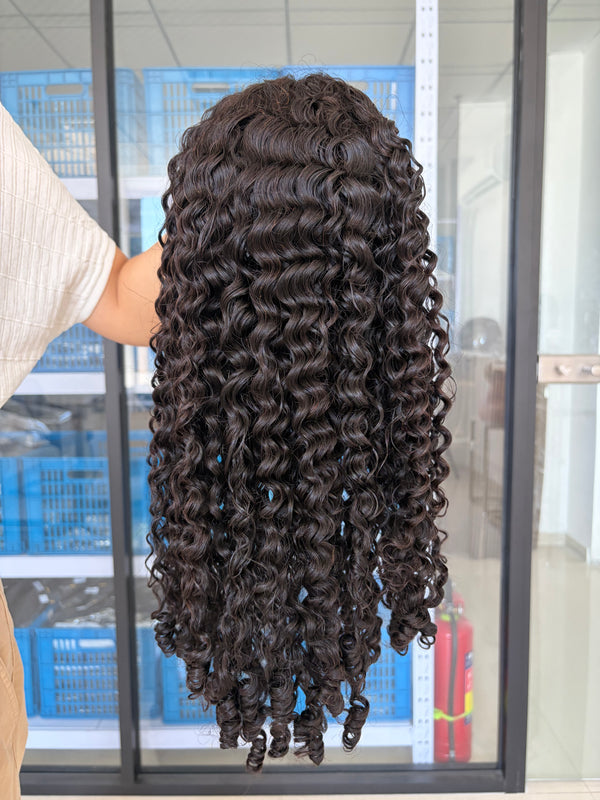 5x5 Invisible HD Lace 22 inches 250% Density Burmese Curly Wig