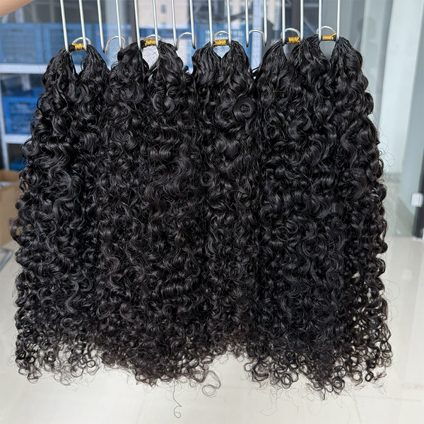 Afro Kinky Burmese Curly Feather Crochet Virgin Hair [MLDC210]