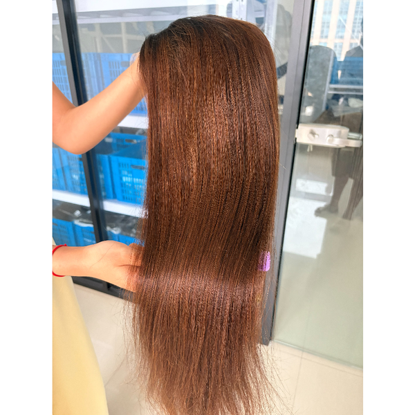 13x6 Transparent Lace Ombre 1b4 Color Straight Wig 20 inch 250% Density [MLDC08]