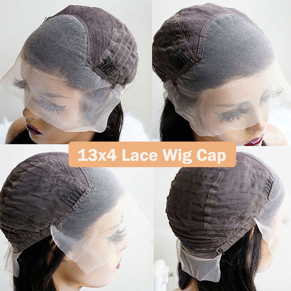 Bouncy Pixie Cut Wig 150% Density 13x4 Transparent Lace Front Natural –