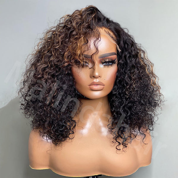 ombre 1b 30 color curly hair wig