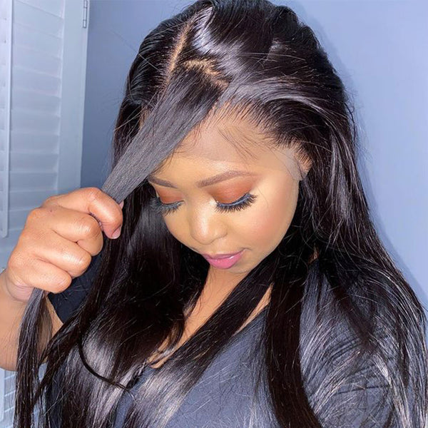 200% Density Nano Lace Wig With Bionic Natural Hairline Brazilian 13x6 Lace Front Wig [MLD124]