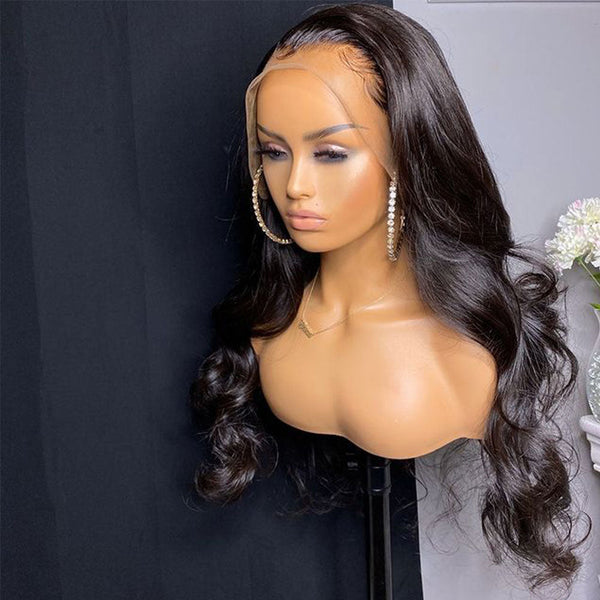 Malinda Hair Nano Lace Wig Invisible Knots 13x6 Lace Frontal Body Wave Wig With Bionic Hairline [MLD117]